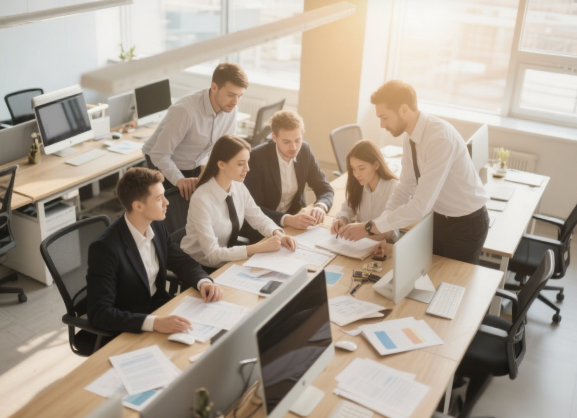 现代化办公室内景